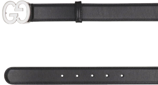 GG buckle leather belt-2