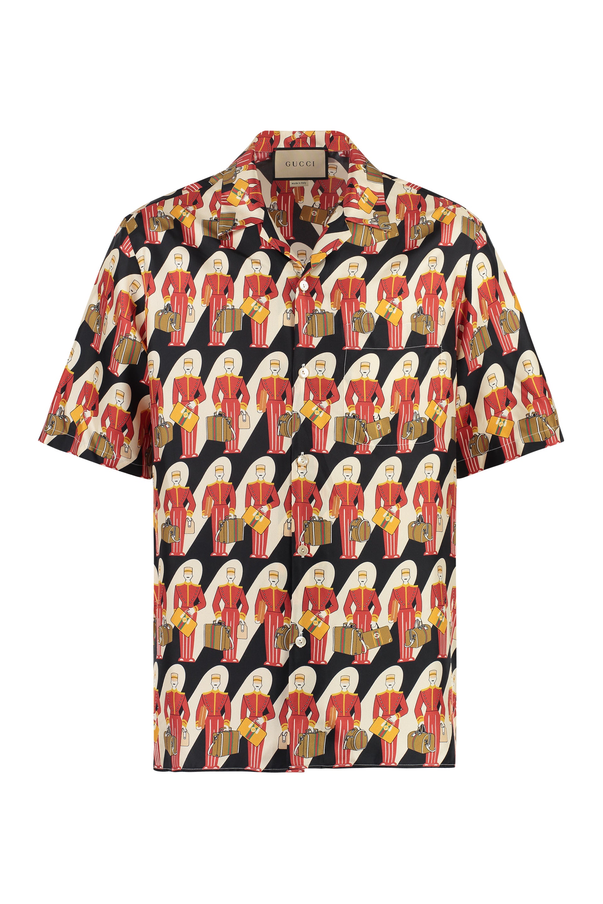 Gucci - Printed silk shirt