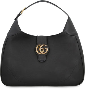 Gucci - Aphrodite Leather Shoulder Bag - Womens - Black