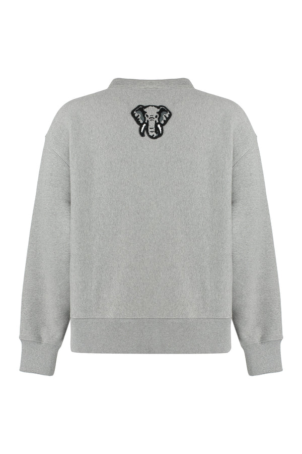 Cotton crew-neck sweatshirt-1