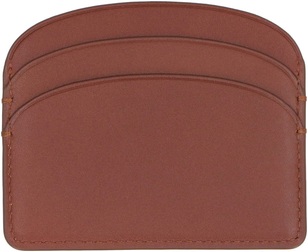 Logo detail leather card holder-2