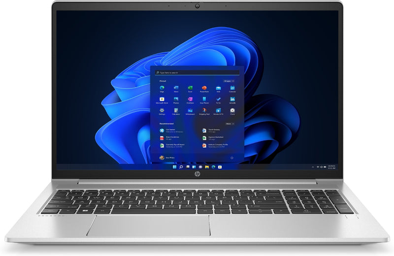 HP 450 G9 i5-1235U Notebook 39.6 cm (15.6") Touchscreen Full HD Intel® Core™ i5 8 GB DDR4-SDRAM 256 GB SSD Wi-Fi 6E (802.11ax) Windows 10 Pro Silver