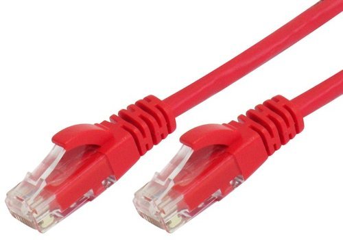 Network Cable - 0.5M RJ45M to RJ45M Cat6 Cable - RED