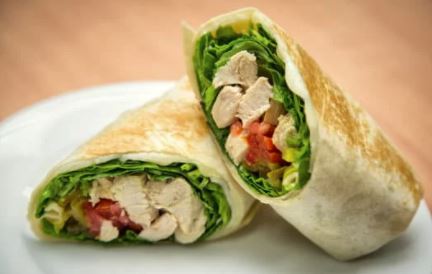 Receta de wrap keto de coco con pollo y salsa mayo – 