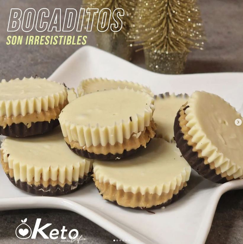 Bocaditos keto dulces tricolor – 