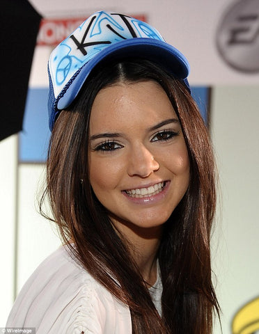 Kendall Jenner in a baseball cap