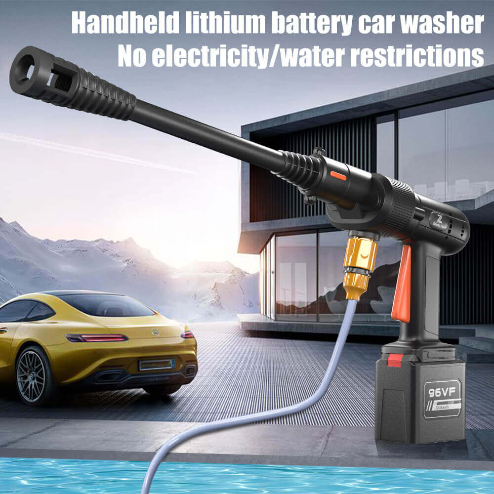 Handheld lithium battery car washer No electricity/water restrictions