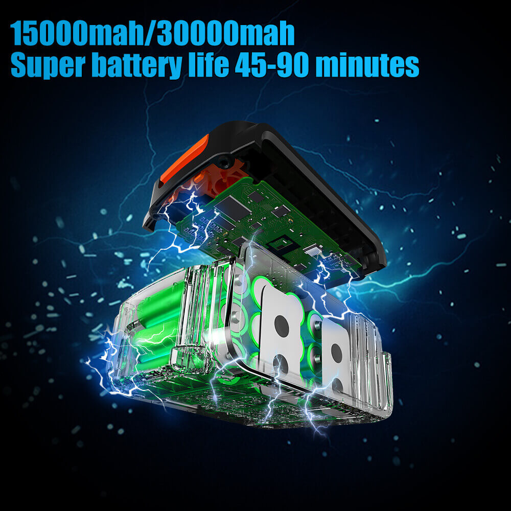 Super battery life 45-90 minutes
