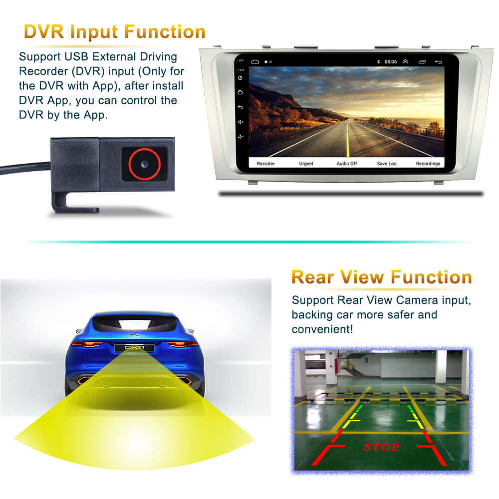 DVR Input Function and Rear View Function