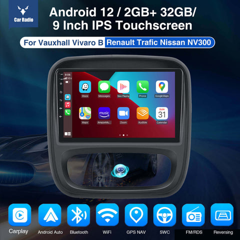4G for Renault Trafic 3 2014-2021 Android 12 Car Radio Video Multimedia  Player for Opel Vivaro B 2014-2018 Auto Navigation GPS - AliExpress