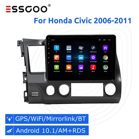 ESSGOO Autoradio Android 10 Car Stereo 7 inch 2 din Radio WIFI BT