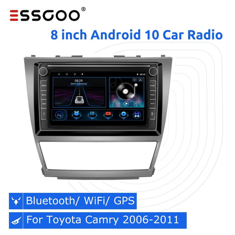 ESSGOO Autoradio Android 10 Car Stereo 7 inch 2 din Radio WIFI BT 2.5D IPS  Touch Screen GPS Navigation For Nissan Toyota