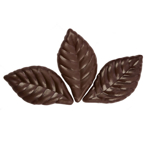 chocolate leaves