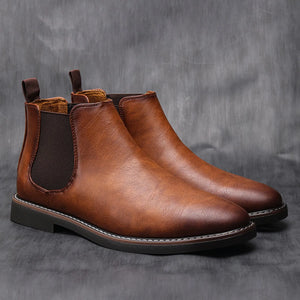 Men Chelsea Boots Brand Retro  Fashion Men Boot - Azobay - Men's Low Boots