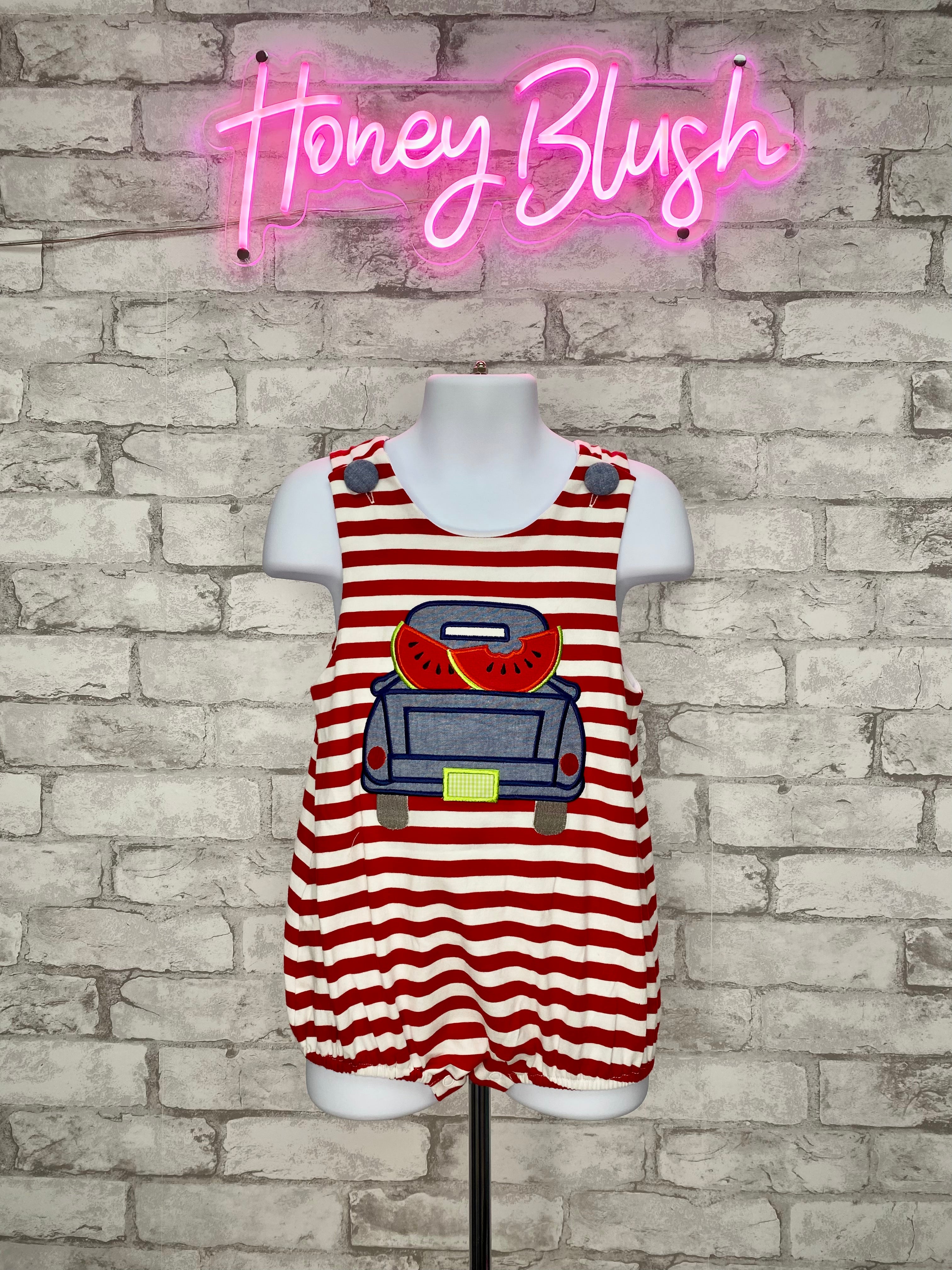 Boy's Watermelon Truck Bubble