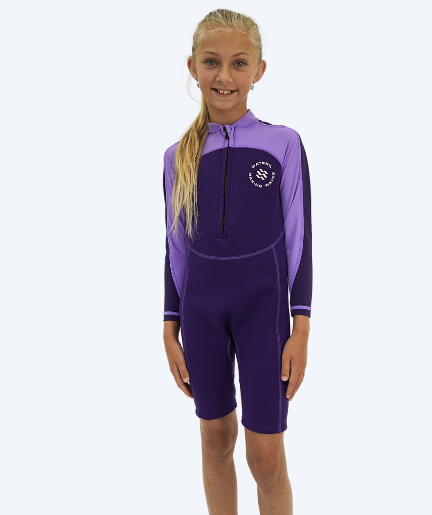 Watery Neoprenanzüge für Kinder - Calypso Long Sleeve - Lila –