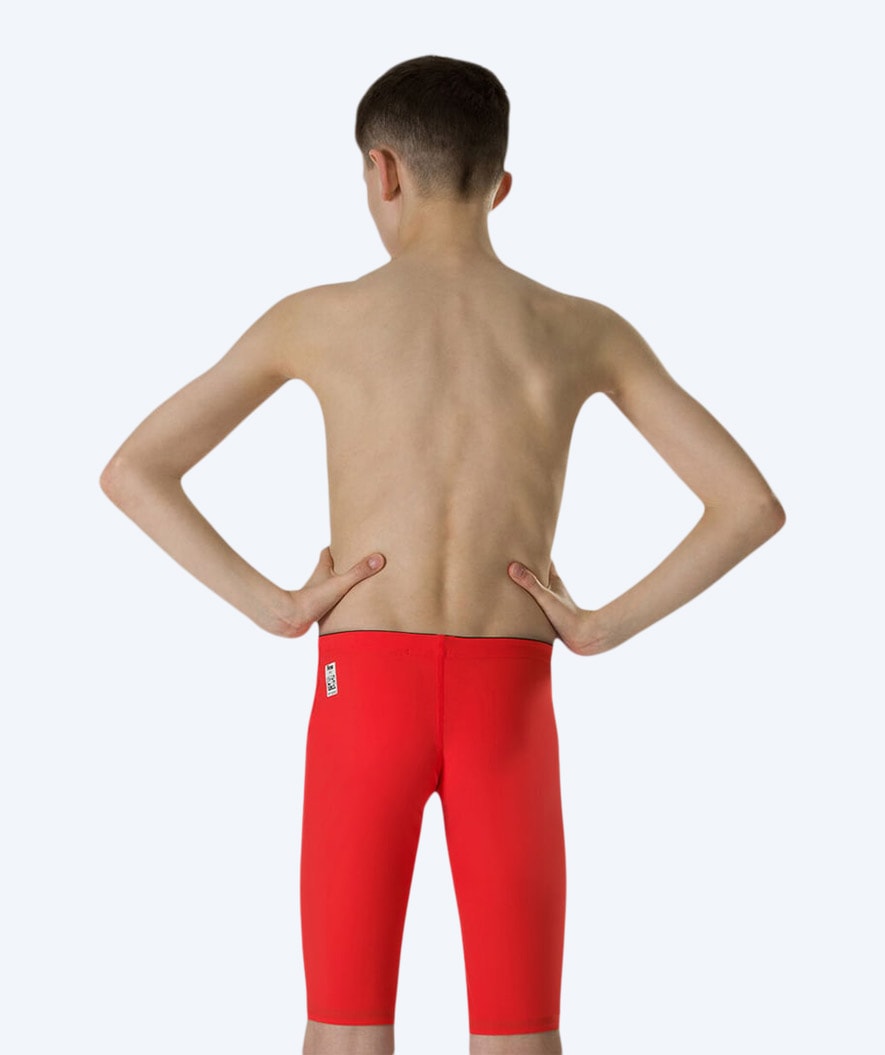 Speedo Wettkampf-Badehose für Jungen - LZR Element - Rot/Silber (limit – | Badeshorts