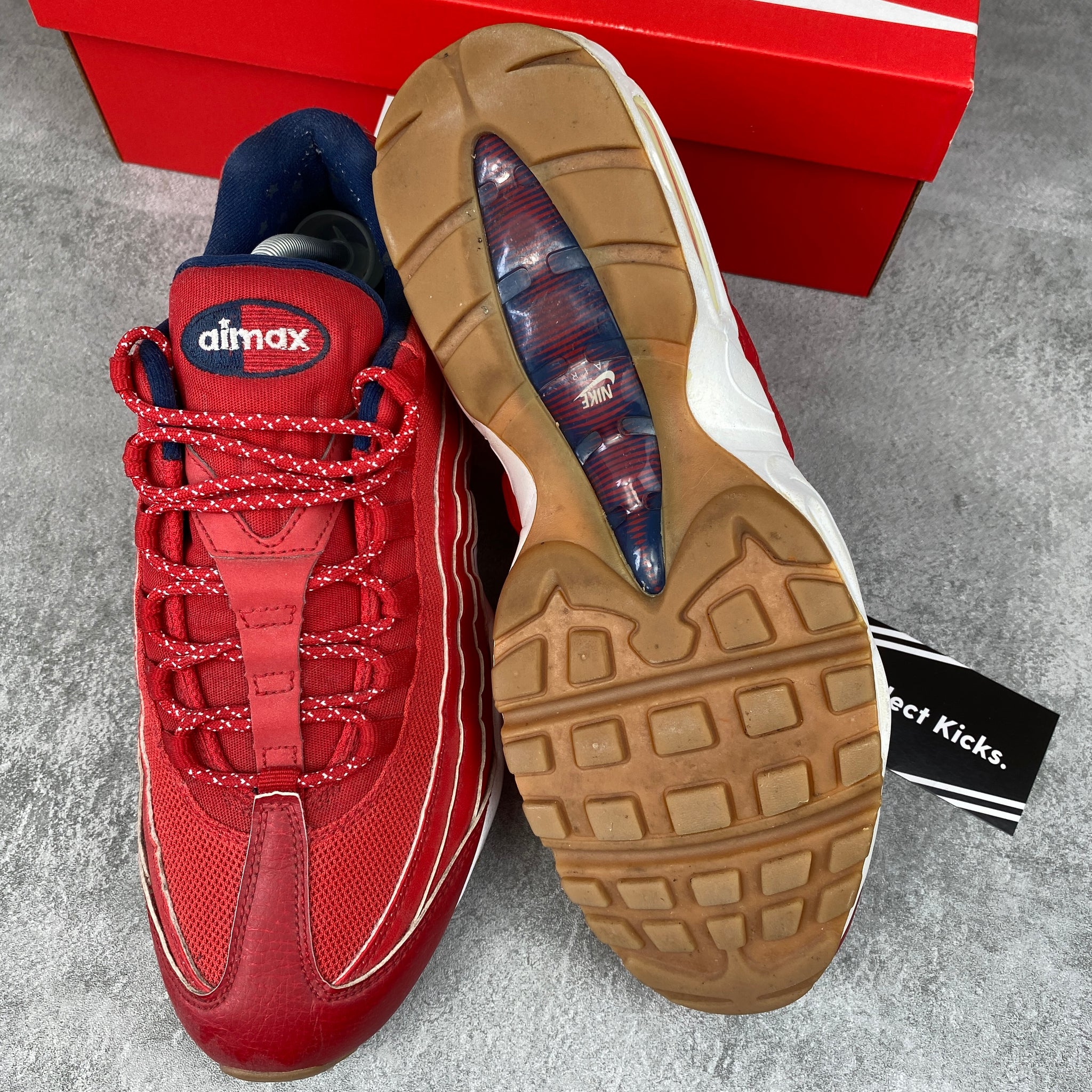 maratón Hierbas ganancia Nike Air Max 95 Independence Day 2015 UK9 – Reflect Kicks
