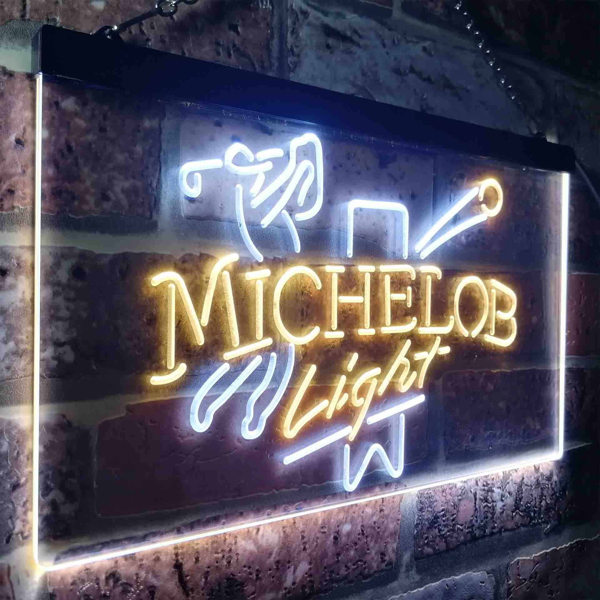 Michelob Light Beer Golf Bar Neon-like LED Sign | ZignSign