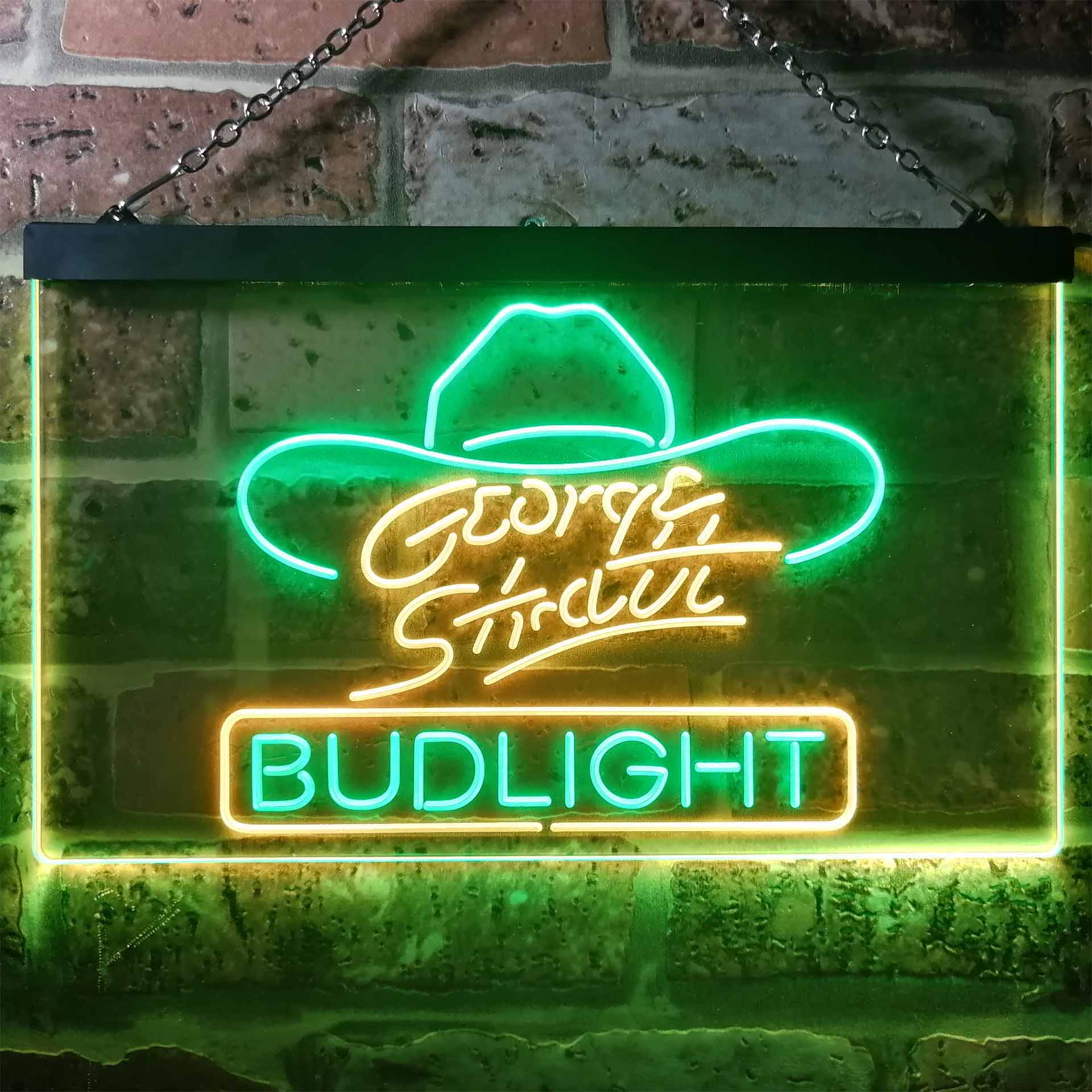Bud Light George Strait Neon-Like LED Sign - ZignSign