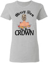 Messy Bun The Mom Crown Personalized Shirt Family Gift SH-00251