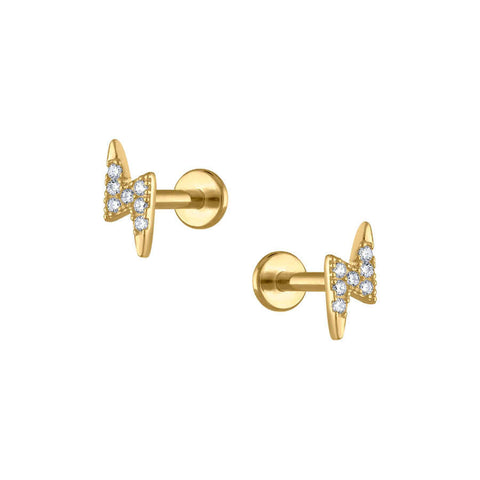 nap earrings gold