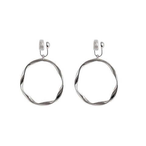 Sterling Silver Clip on Earrings for Women