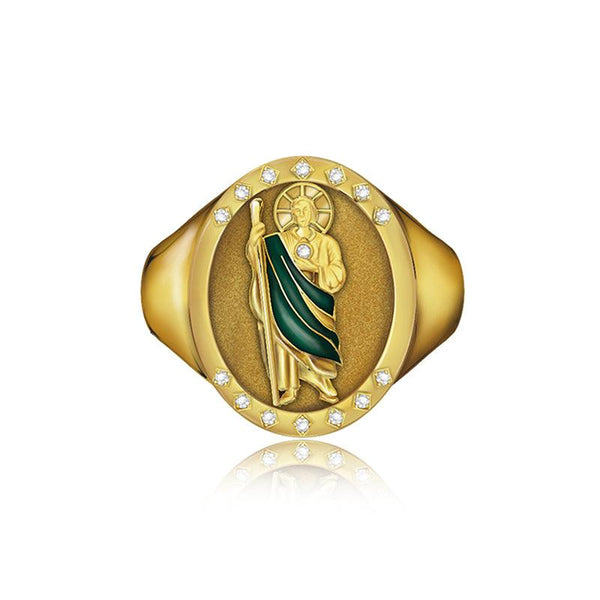 San Judas Gold Ring