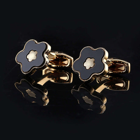 French Flower Men's Cufflinks