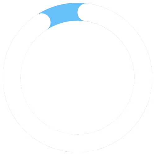 Percentage indicator showing 93% completion in a circular progress bar.