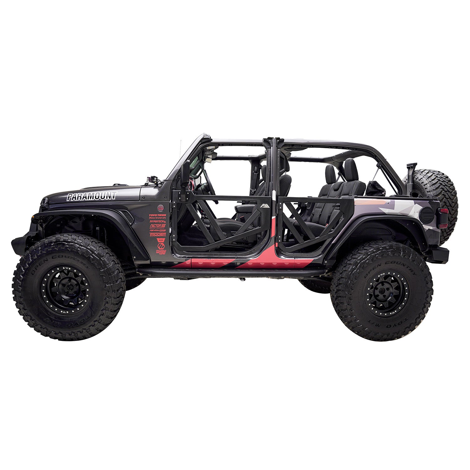 18-23 Jeep Wrangler JL/Gladiator JT Trail Front Doors w/ Mirrors (81-2 |  Paramount Automotive