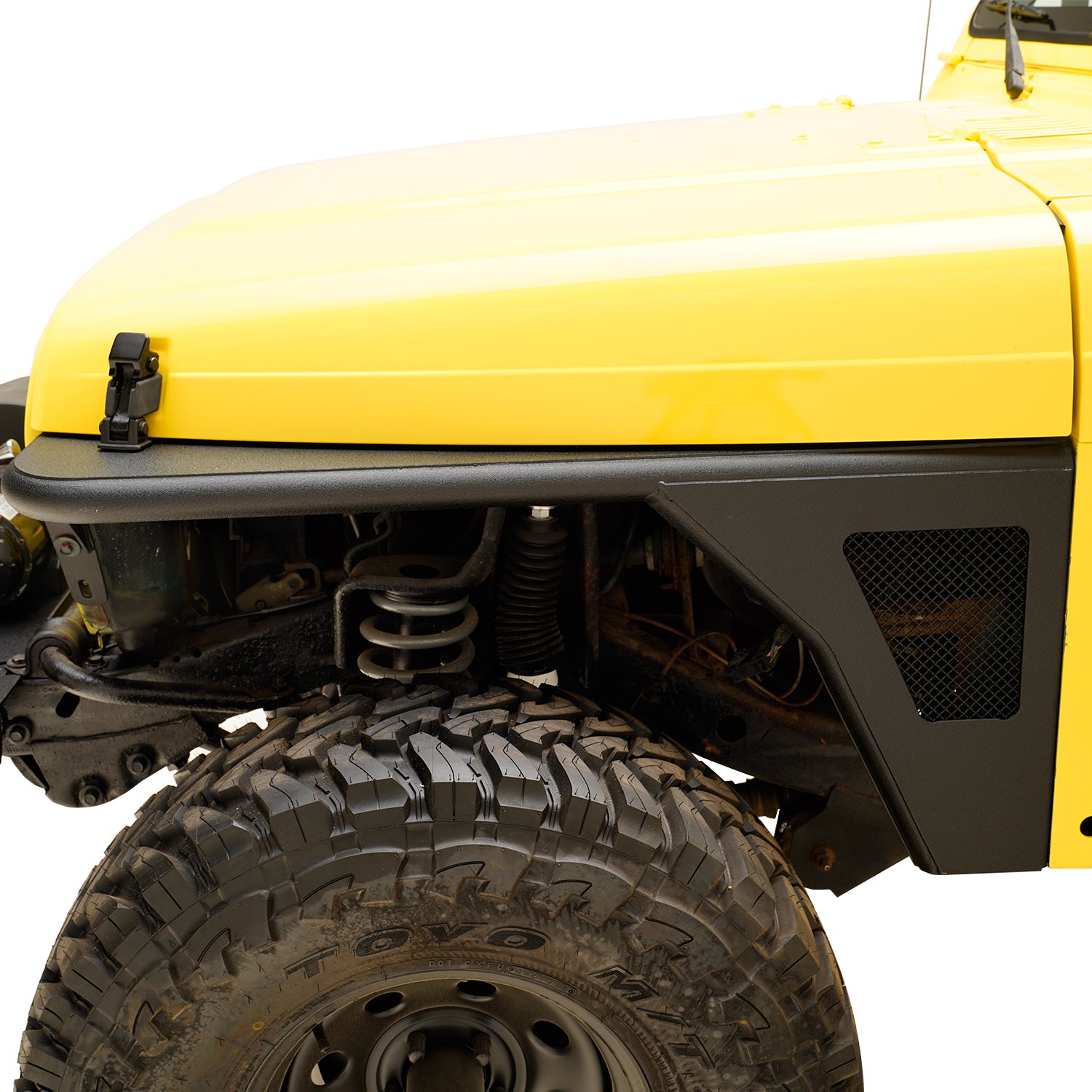 97-06 Jeep Wrangler TJ Front Armor Fender Flares with LED Lights (51-0 |  Paramount Automotive