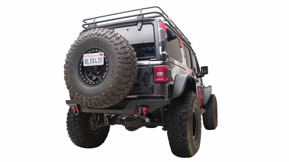07-18 Jeep Wrangler JK Canyon Rear Bumper (81-10400) | Paramount Automotive