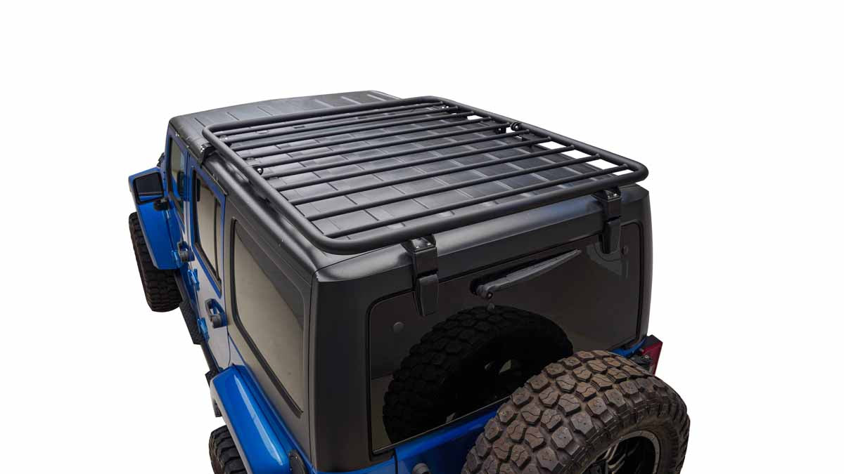 07-18 Jeep Wrangler JK Flat Roof Rack (2 Door/4 door) (81-10802) |  Paramount Automotive