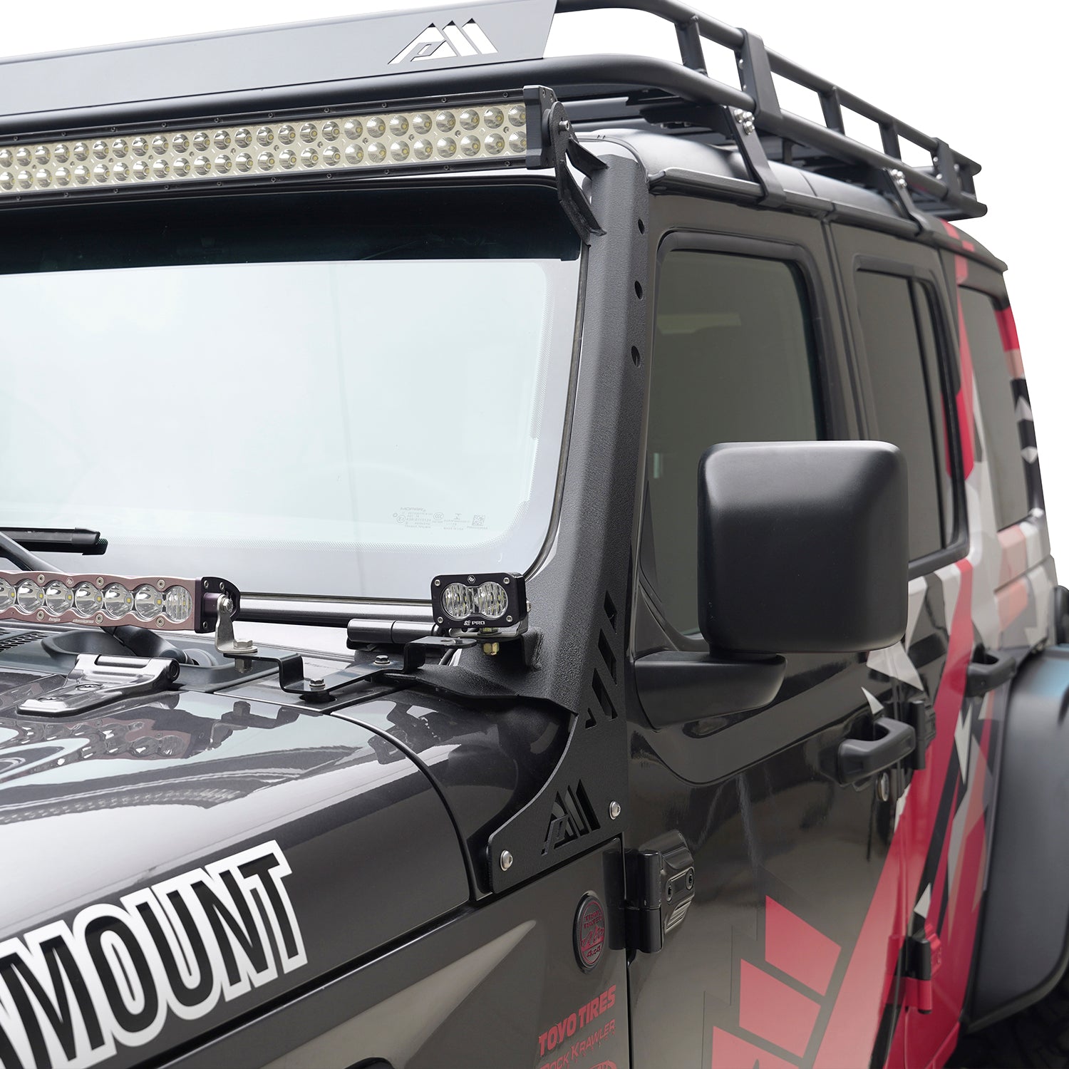 18-23 JL Jeep Wrangler,20-23 JT Gladiator A-Pillar Light Mount (81-201 |  Paramount Automotive