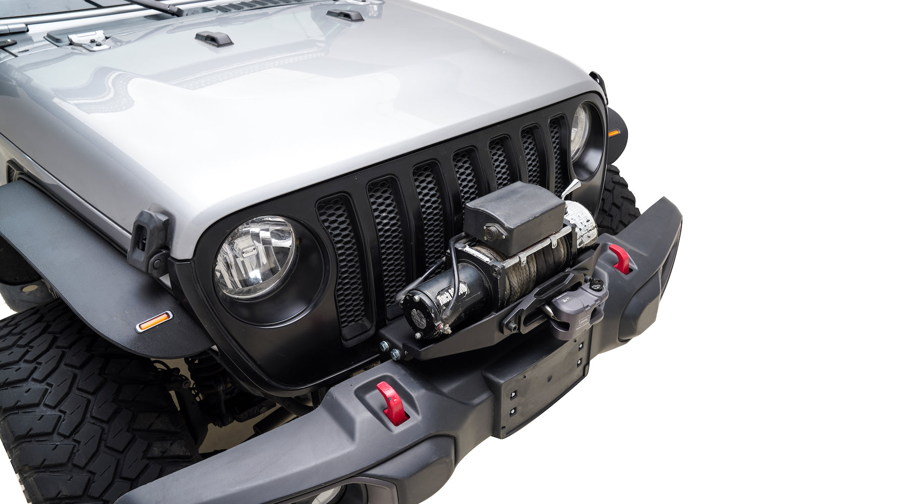 18-23 Jeep Wrangler JL/JT External Winch Plate (81-20104) | Paramount  Automotive