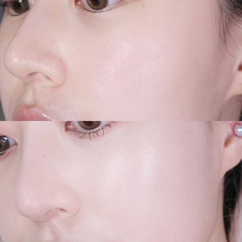 Korean Skin care and Makup steps apply Blush step Luxiface