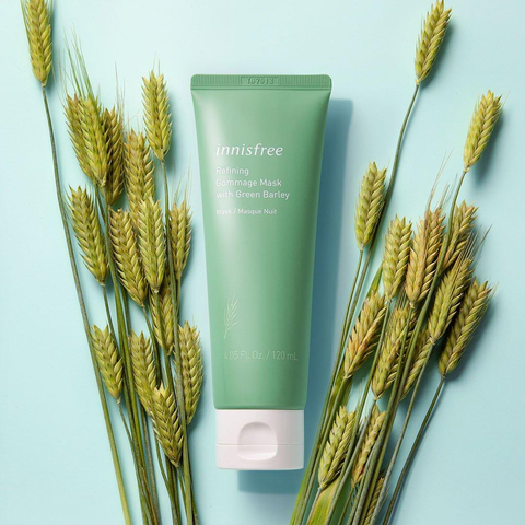 [Innisfree] Refining gommage mask - with green barley