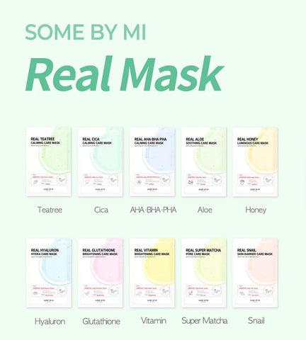 [SomeByMi] Real Super Matcha Pore Care Mask - 1ea-Luxiface.com