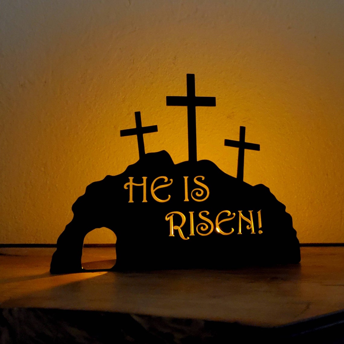 Empty Tomb | He Is Risen | Religious Easter Scene Decor