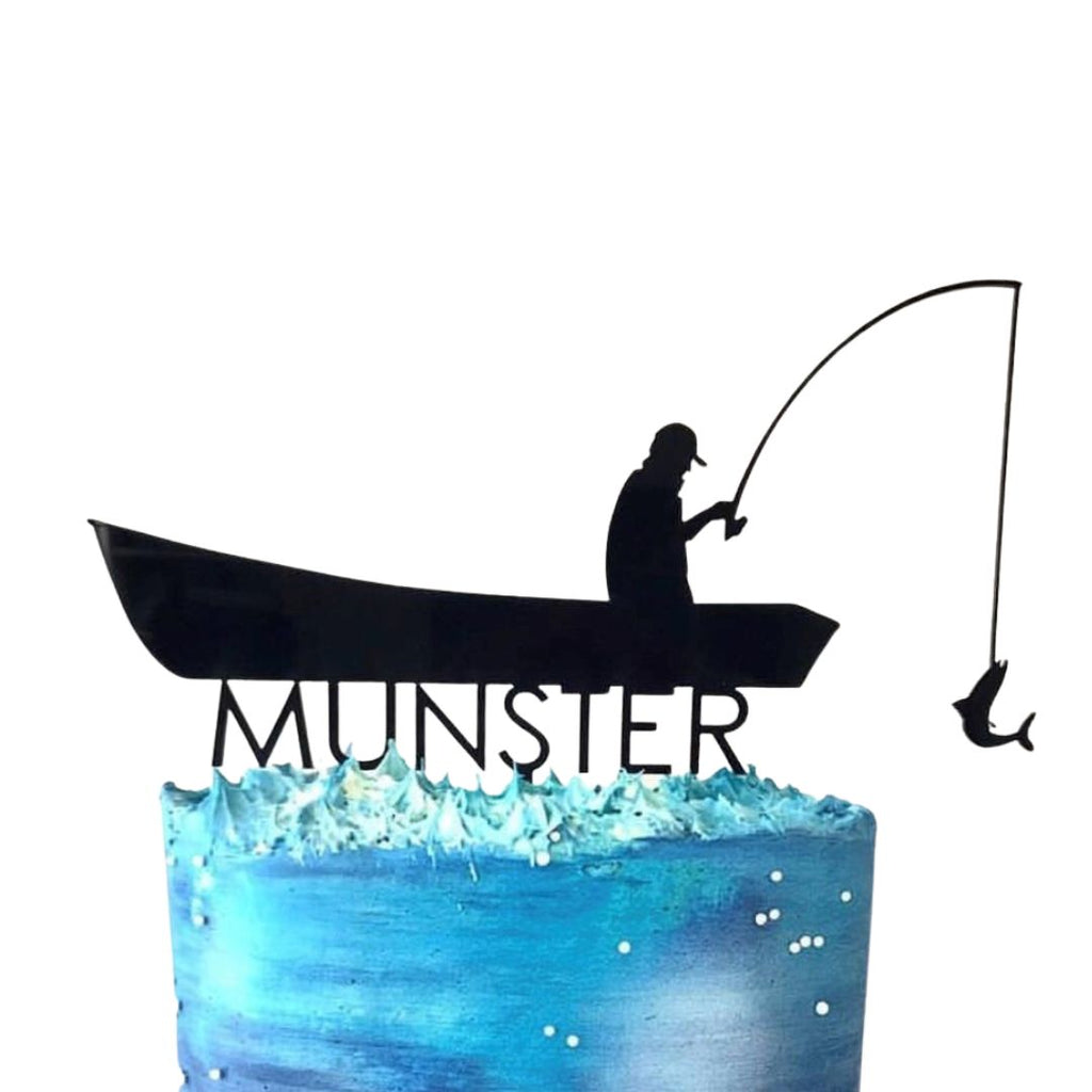 Fishing Cake Decoration, Fisherman Cake Topper