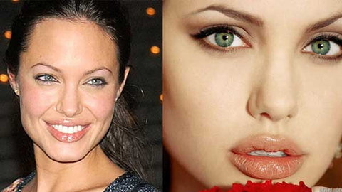 Angelina Jolie - BlueGreen Contacts