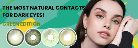 Green Contacts' Magic Envy-Inducing Eyes Ahead!
