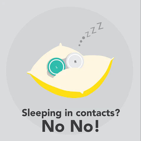 sleeping in contacts?