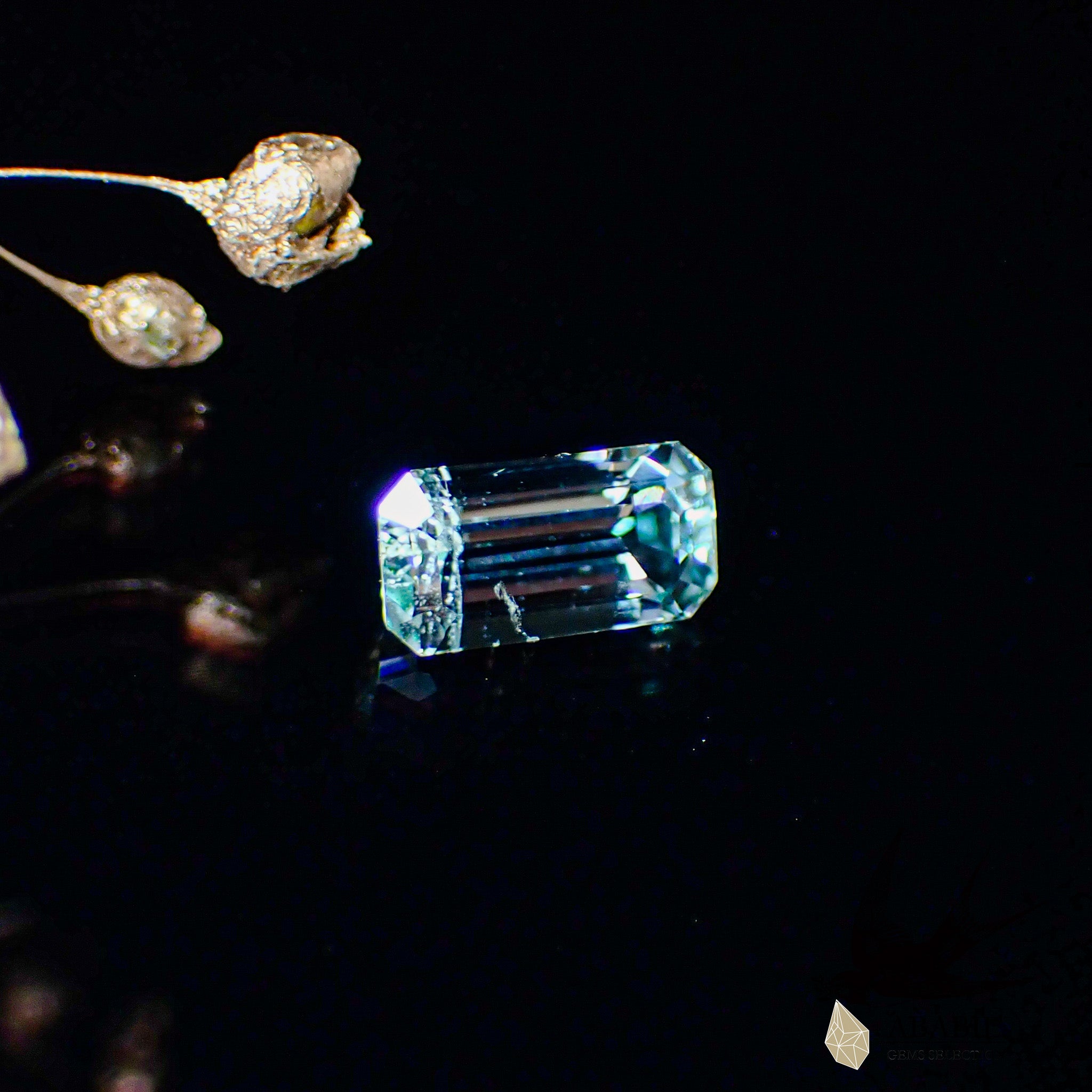 天然ミントユークレース0.48ct 【ブラジル】★レアストーン★