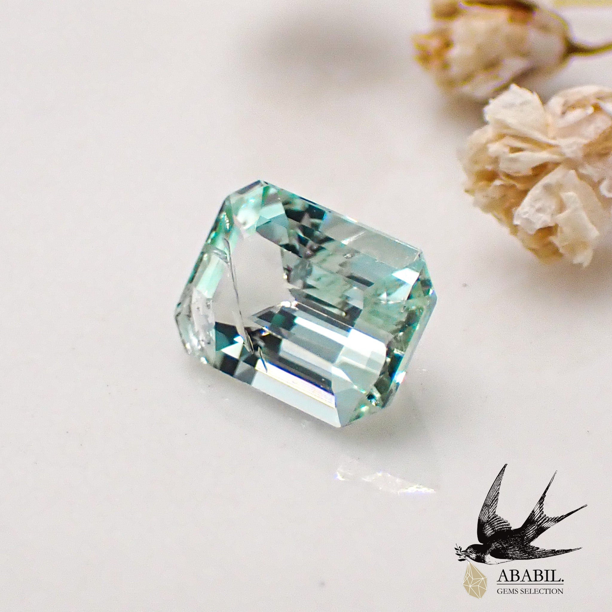 天然ミントユークレース0.63ct 【ブラジル】☆レアストーン☆ – ABABIL