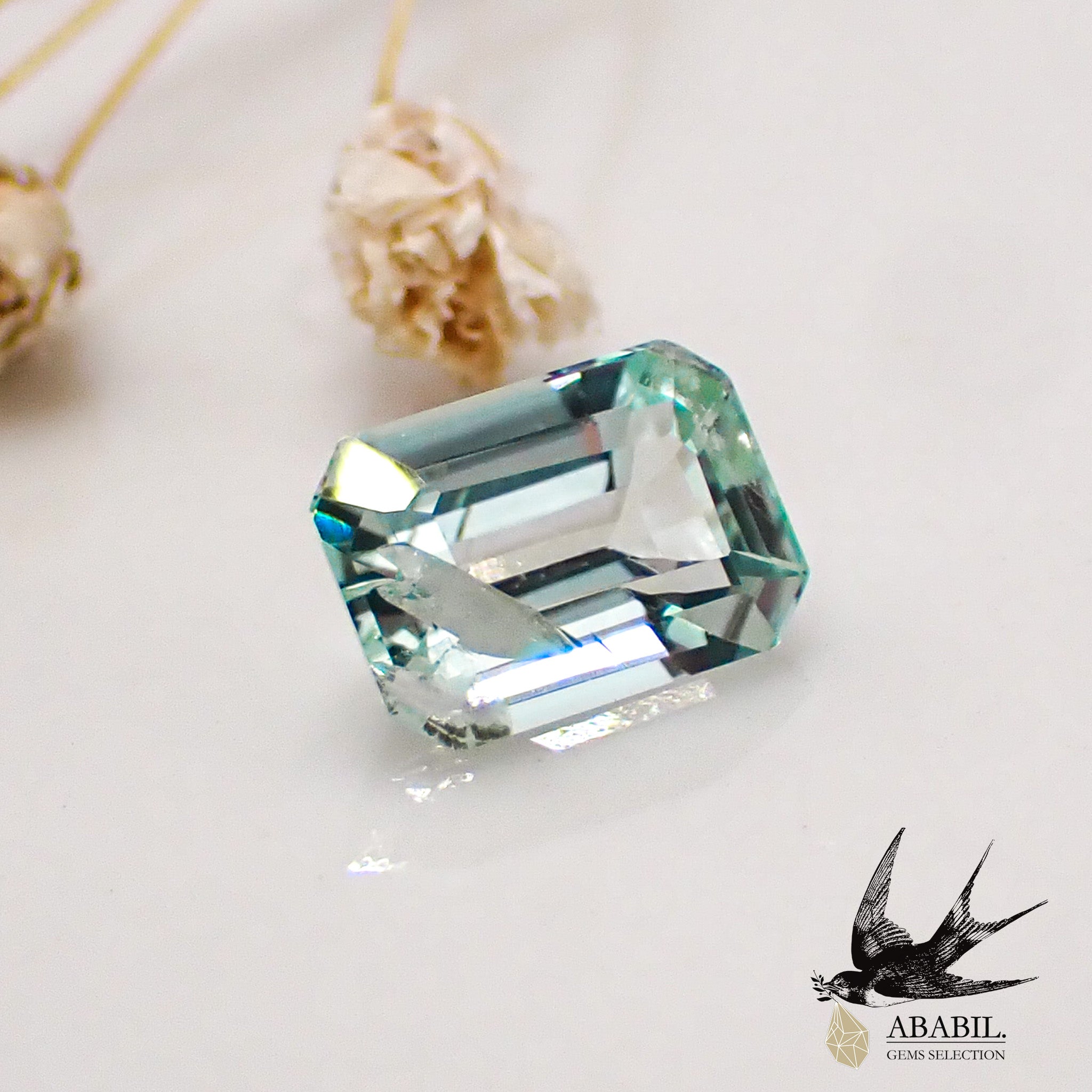 天然ミントユークレース0.63ct 【ブラジル】☆レアストーン☆ – ABABIL