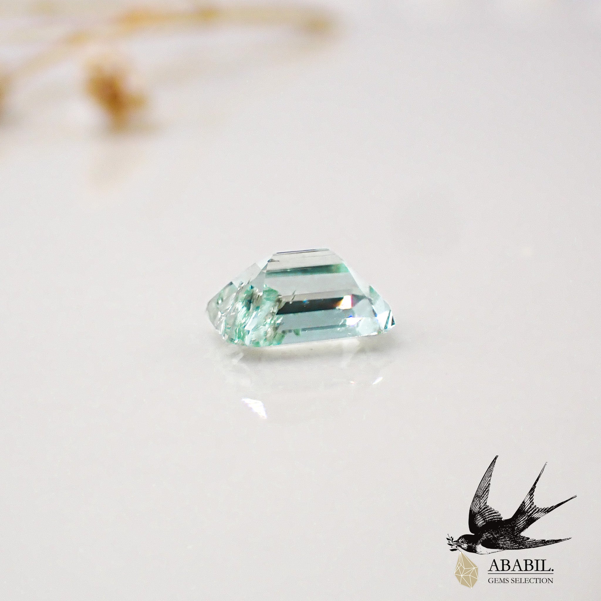 天然ミントユークレース0.63ct 【ブラジル】★レアストーン★