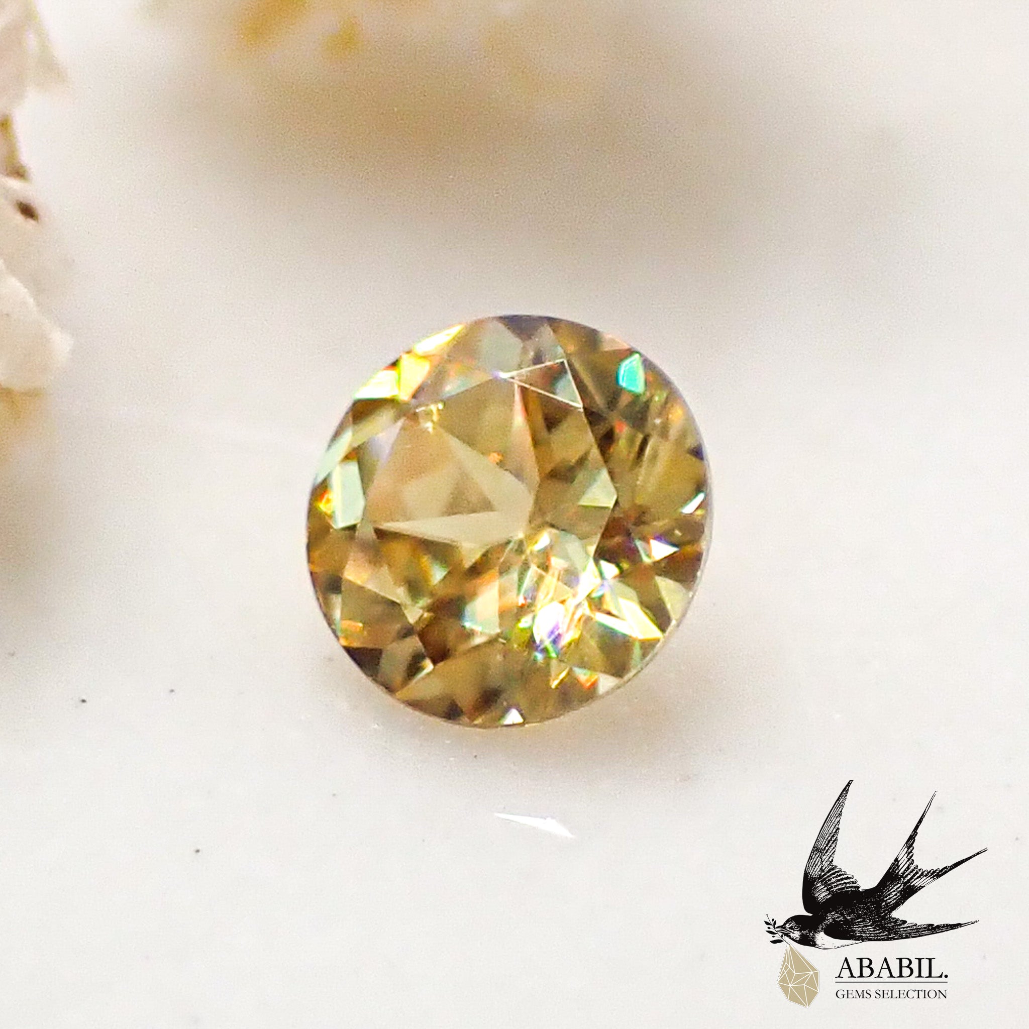 天然希少色グリーンスフェーン 4.50 ct マダガスカル産出 #S0026 - その他