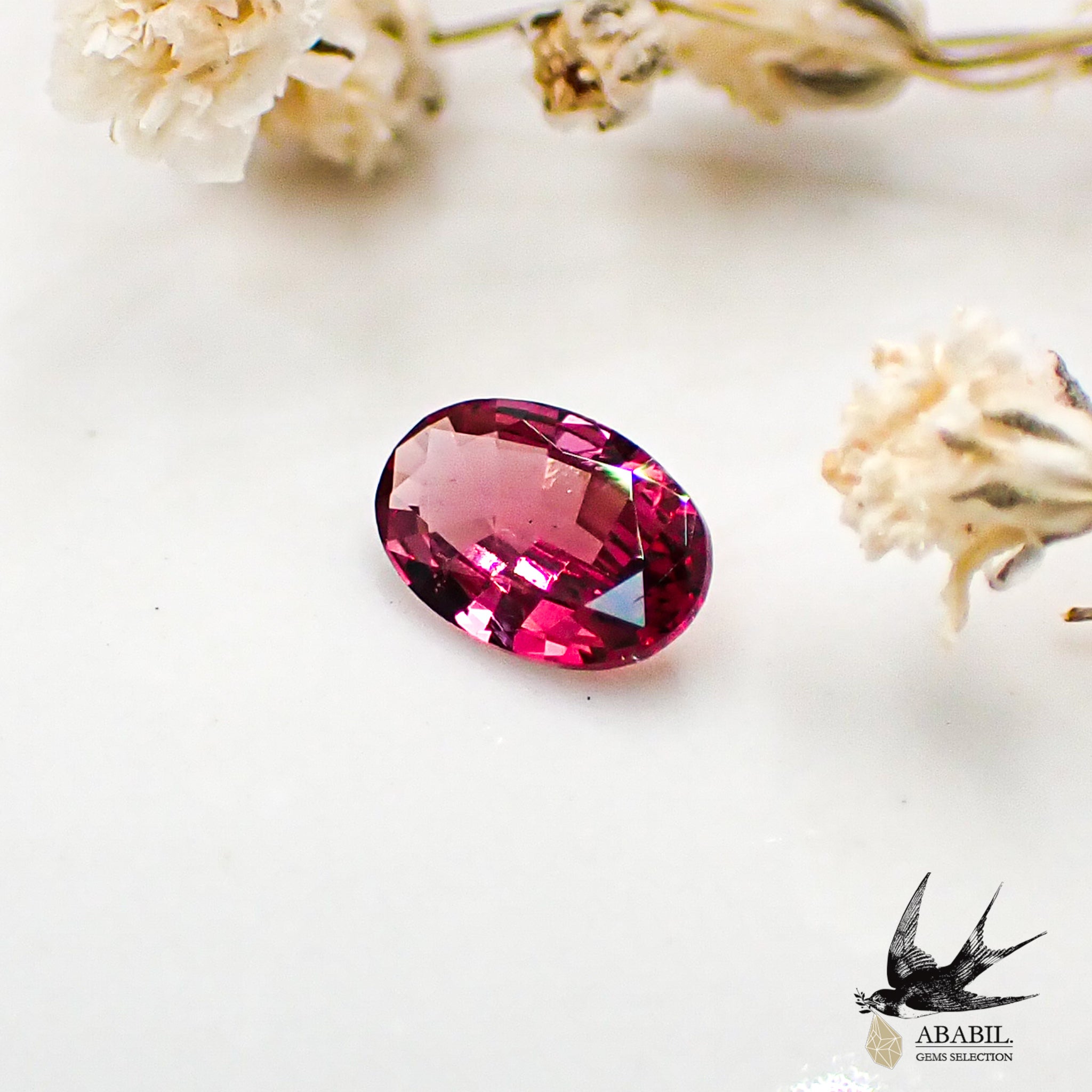 特大天然濃ロードライトガーネット 3.943ct - agence-immobiliere